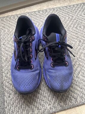 Brooks Ghost 15 Purple Sneakers Shoes Running Walking 1203801B544 Adult Women 9